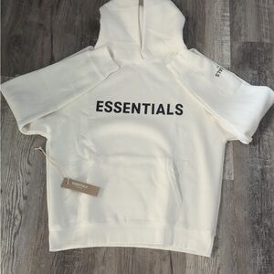 Fear of God Essentials Cream Hoodie